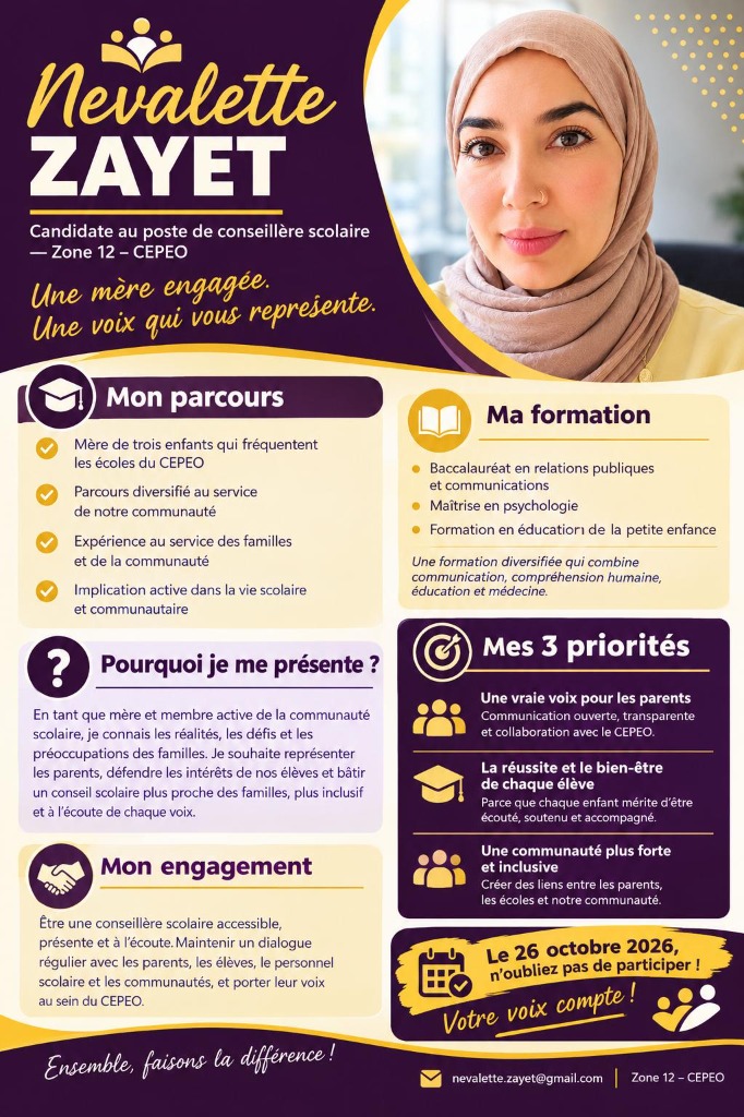 Aperçu de l'affiche officielle de Nevalette Zayet